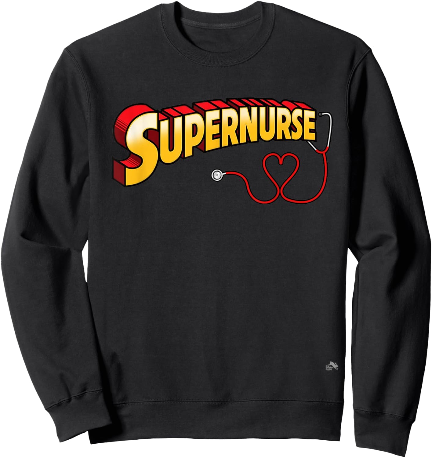 Super Nurse RN Superhero Registered Nurse Hero SuperNurse Sweatshirt - Sweatshirt | Black