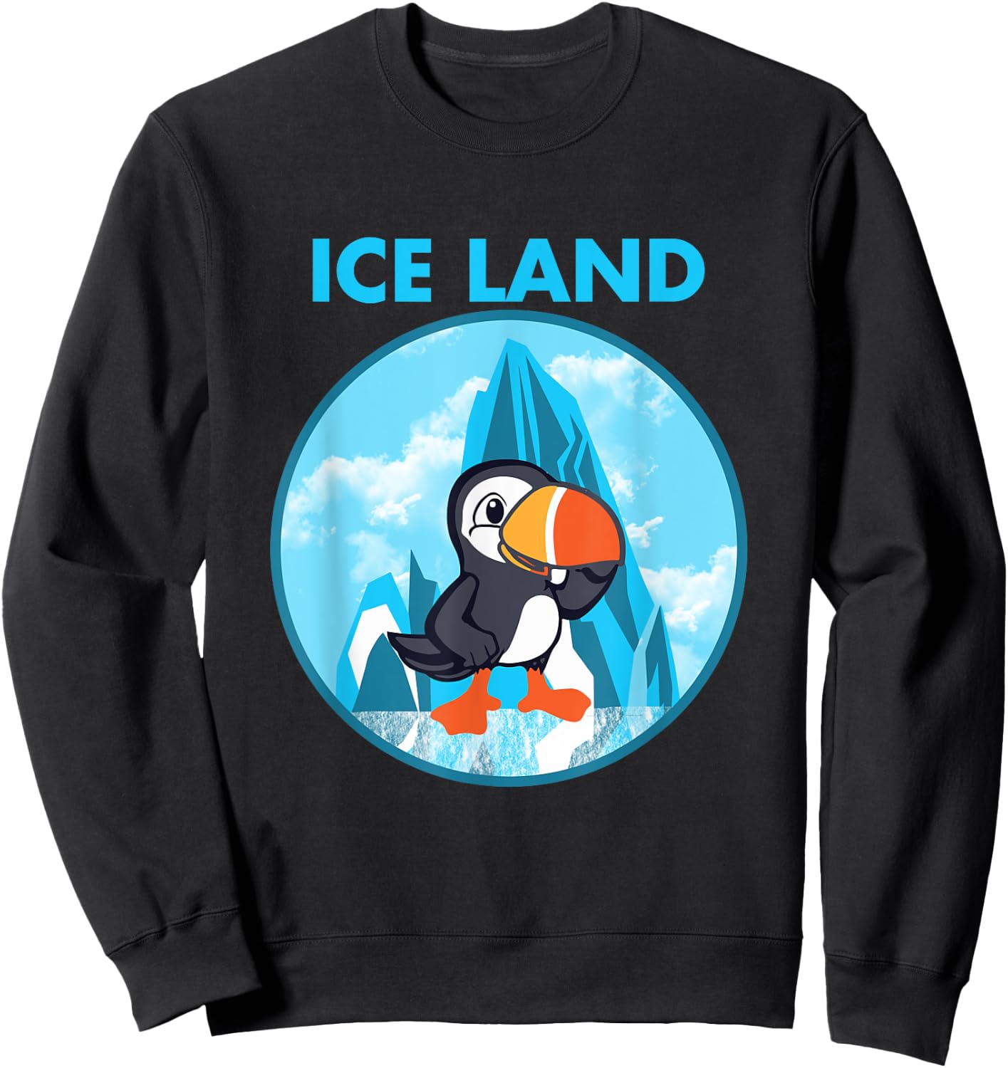 Puffin Iceland Sweatshirt - Sweatshirt | Black