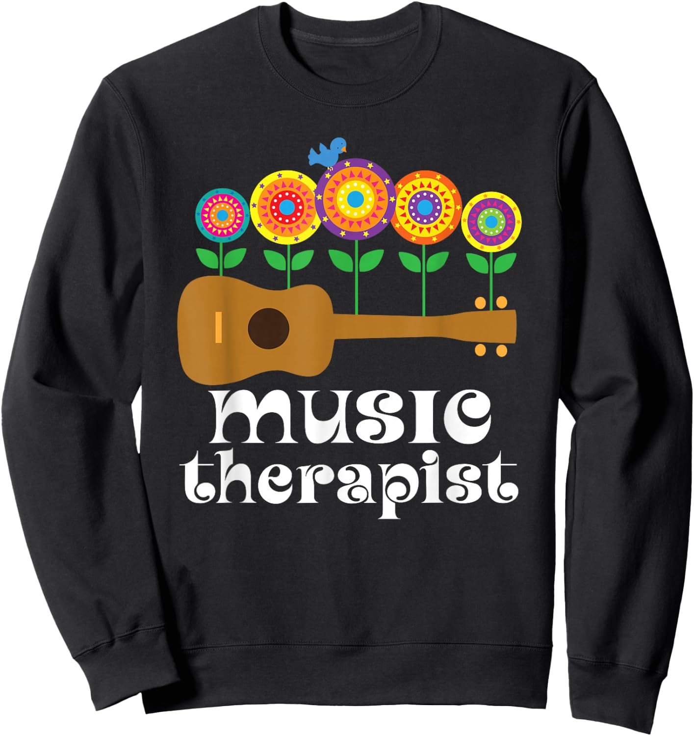 Music Therapist Gift Sweatshirt - Sweatshirt | Black