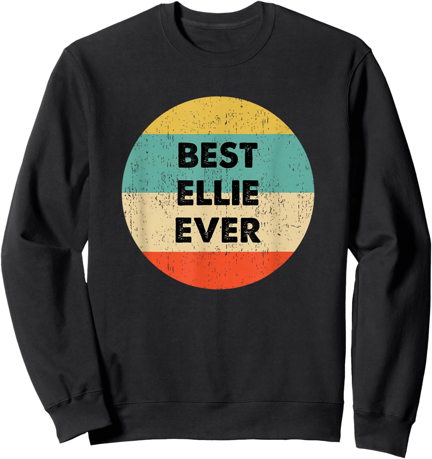 Ellie Name Sweatshirt - Sweatshirt | Black