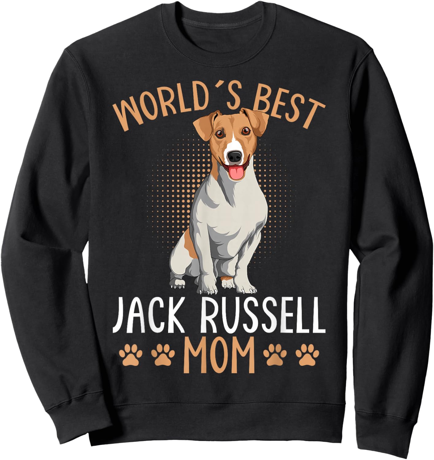 World´s Best Jack Russell Terrier Mom Dog Mama Funny Women Sweatshirt - Sweatshirt | Black