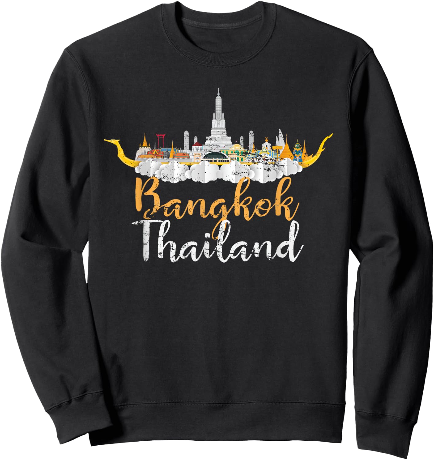 Bangkok Gift Thailand Lover Thailand Sweatshirt - Sweatshirt | Black