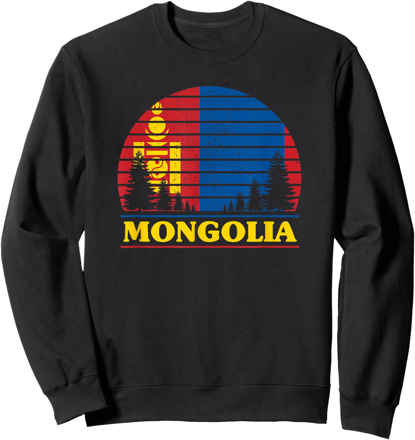 Mongolia Sweatshirt - Sweatshirt | Black