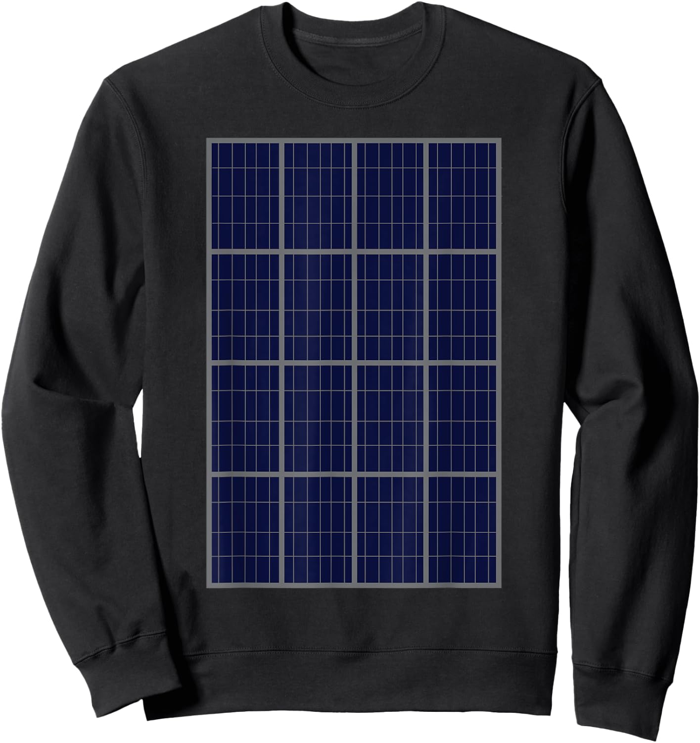 Funny Solar Energy Power Panel Renewable Environmental Gift Sweatshirt - Sweatshirt | Black