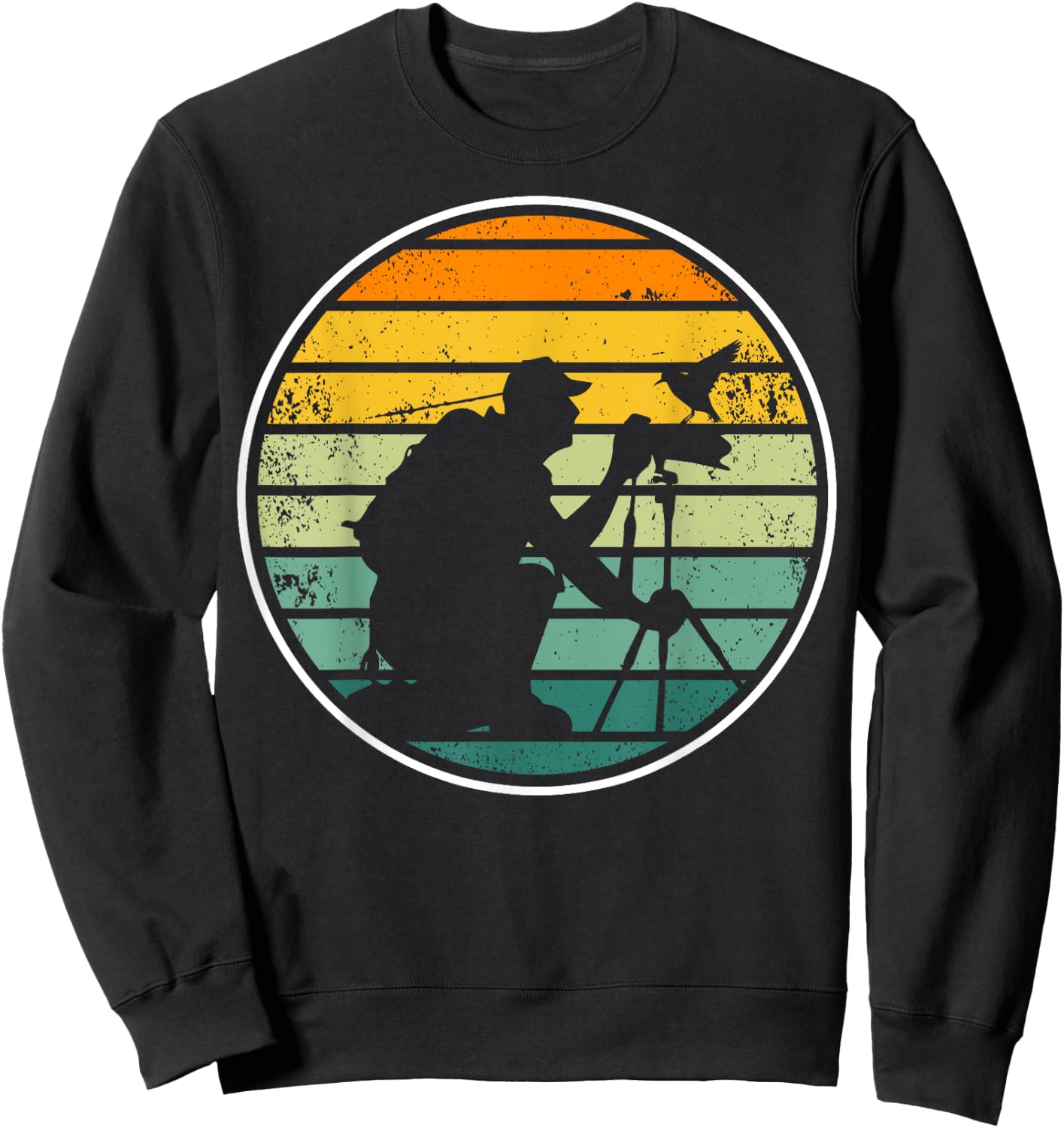 Bird Photographer Nature Lover Bird Photography Enthusiast Sweatshirt - Sweatshirt | Black