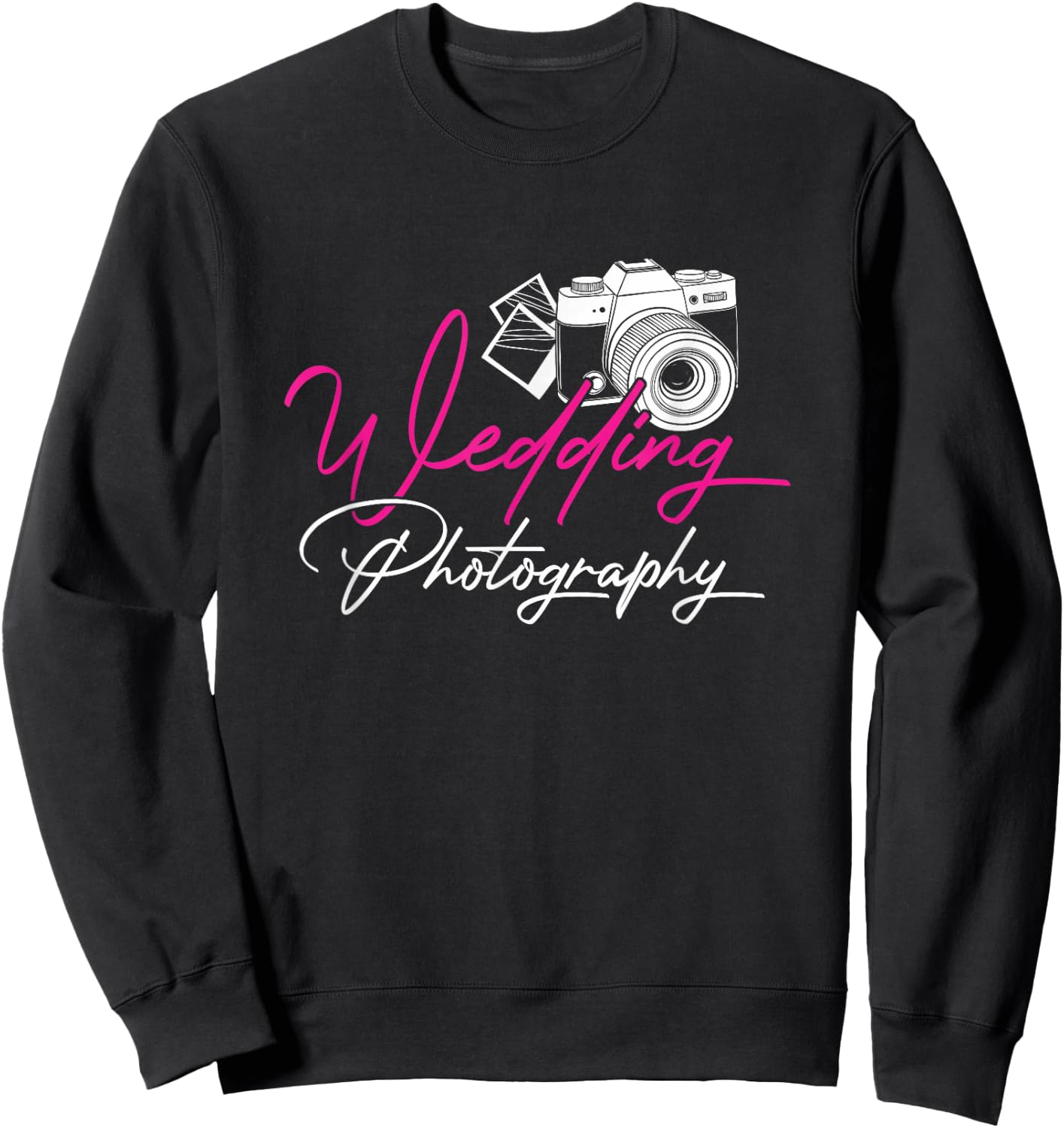 Wedding Photographer Wedding Photographer Photography Gift Sweatshirt - Sweatshirt | Black