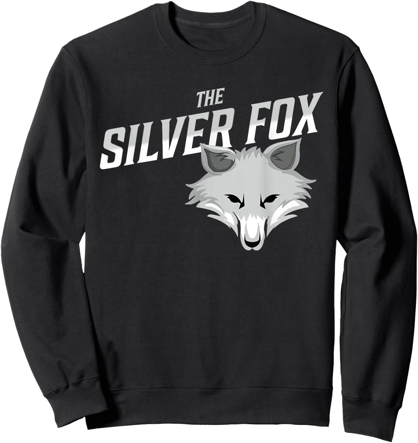 The Silver Fox Holiday Sweatshirt - Sweatshirt | Black