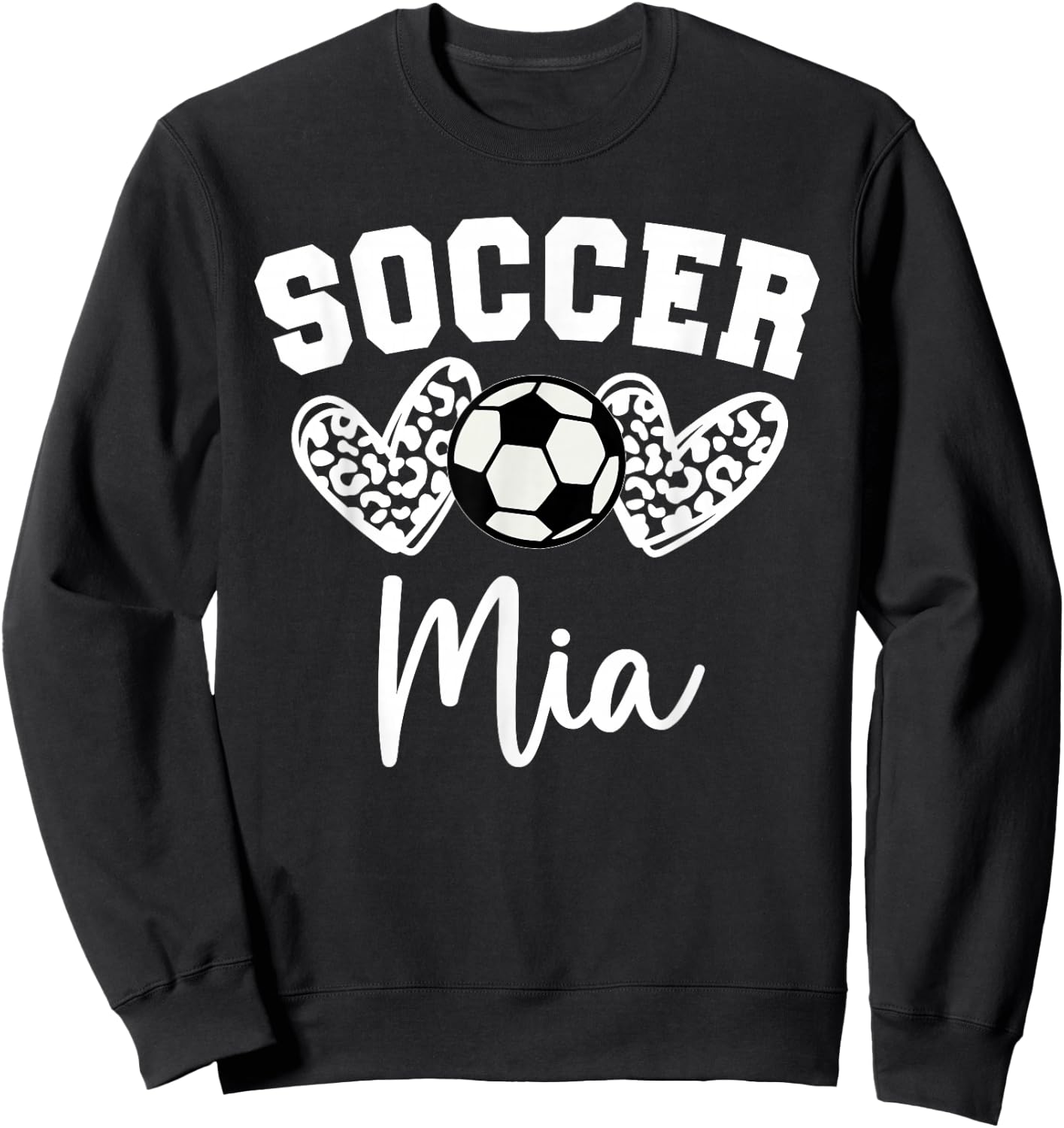 Soccer Mia Matching Family Soccer Sweatshirt - Sweatshirt | Black