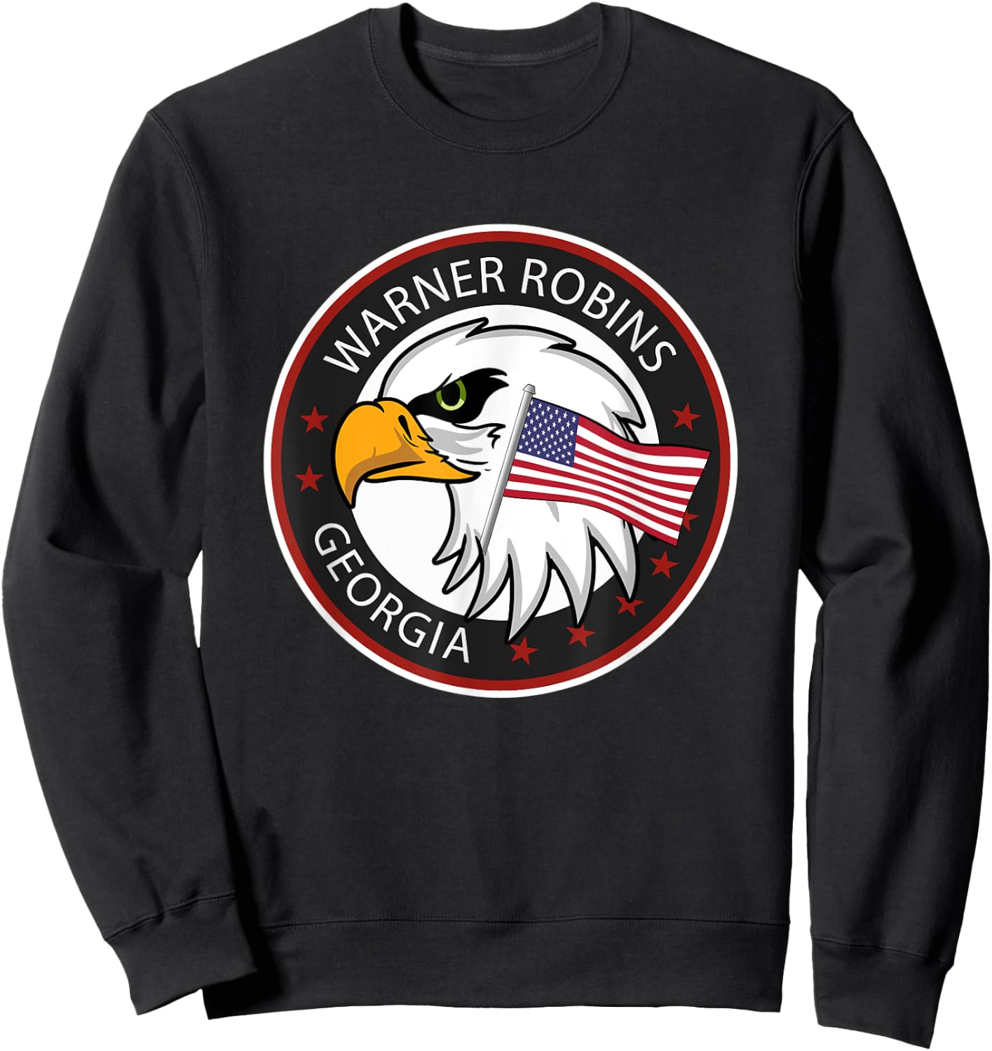 Warner Robins Georgia GA Sweatshirt - Sweatshirt | Black