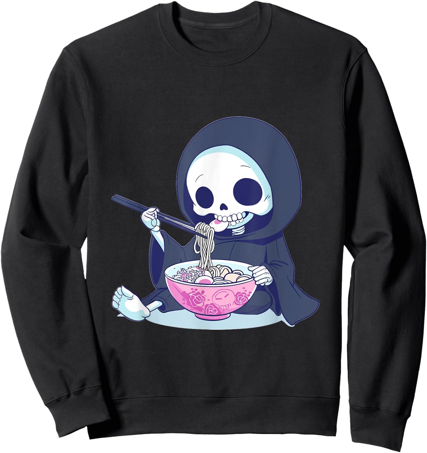 Goth Pastel Cute Creepy Kawaii Teddy Bear Voodoo Doll Sweatshirt - Sweatshirt | Black