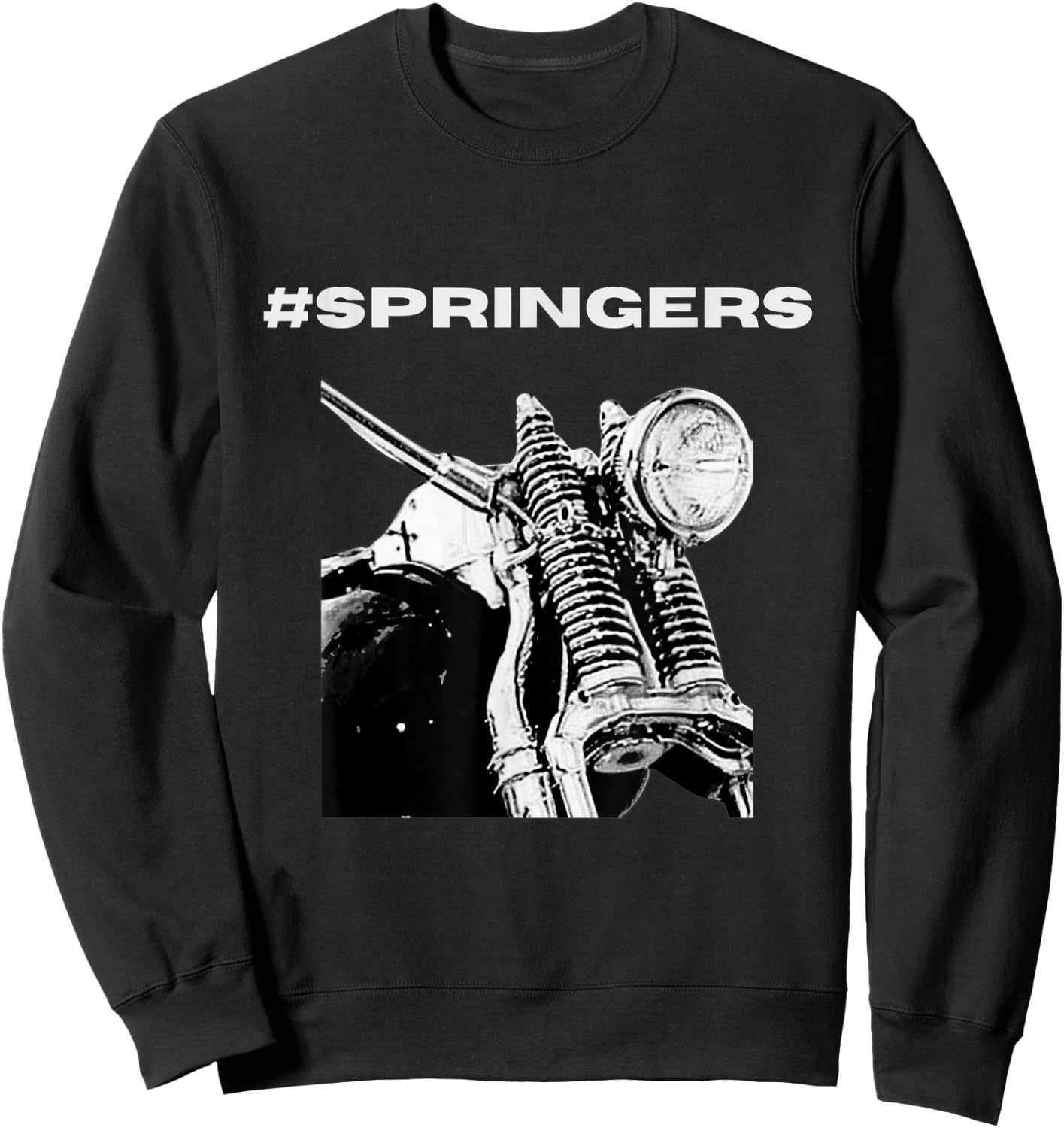 S66 Biker. #Springers Sweatshirt - Sweatshirt | Black
