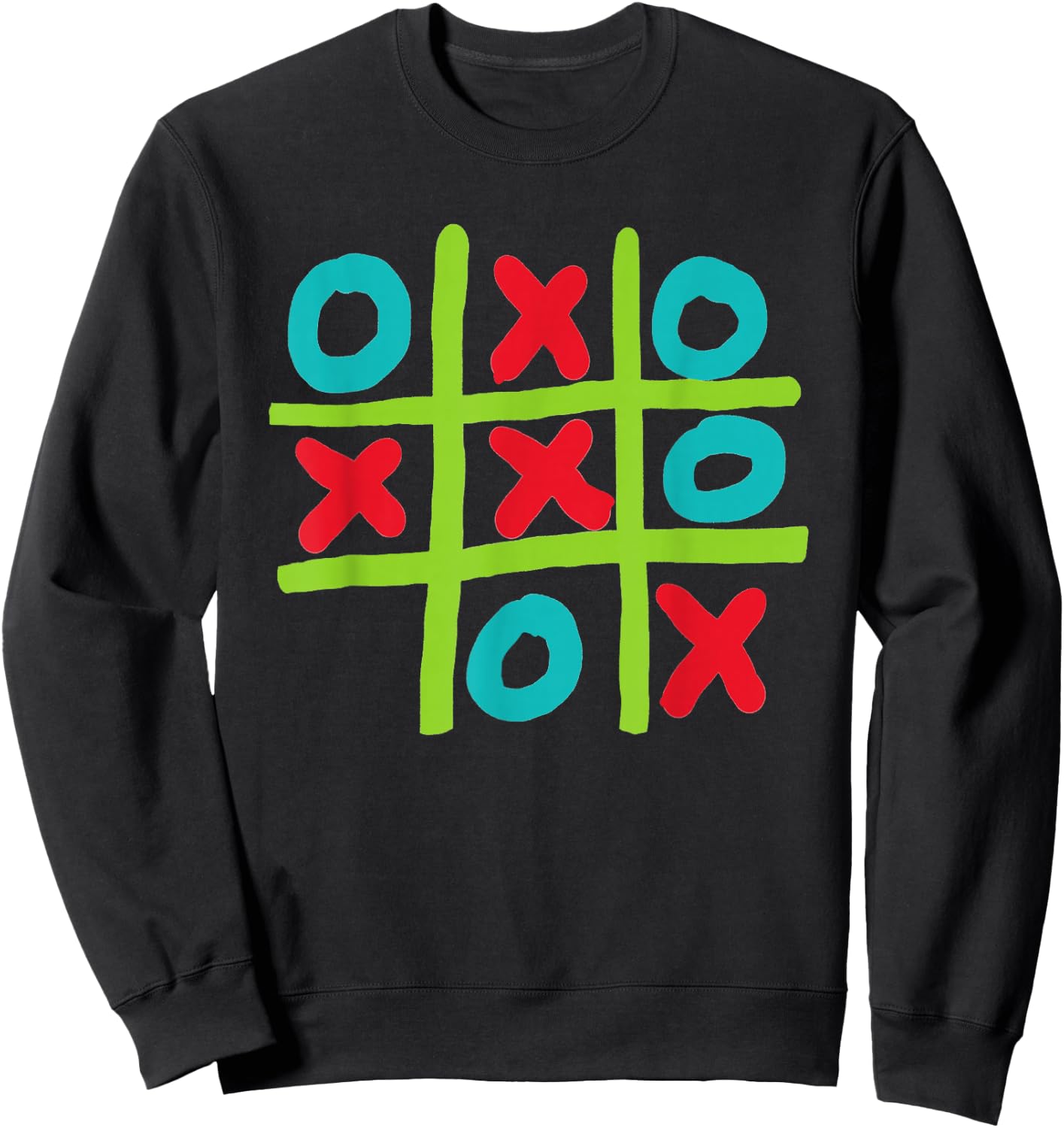 Tic-tac-toe Sweatshirt - Sweatshirt | Black