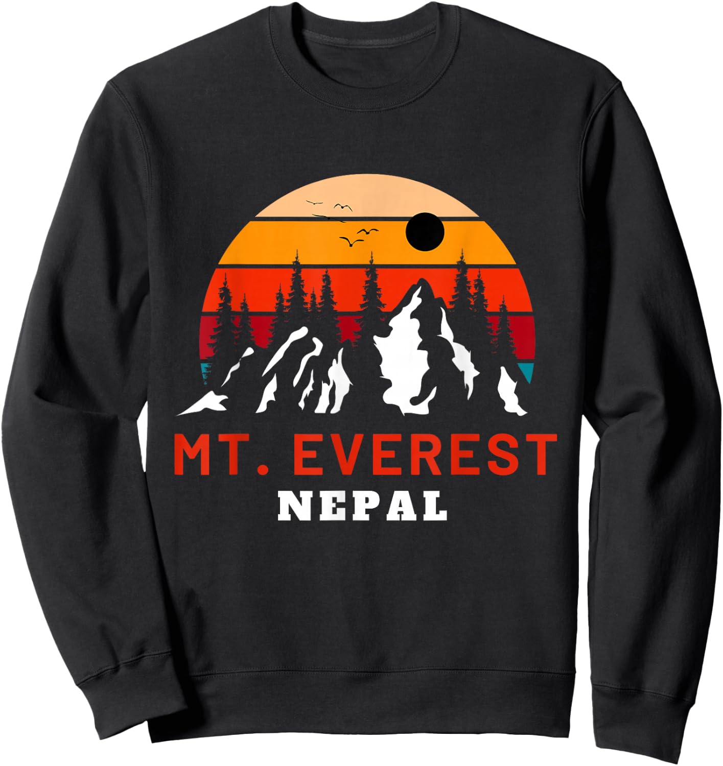 Mount Everest Sweatshirt - Sweatshirt | Black