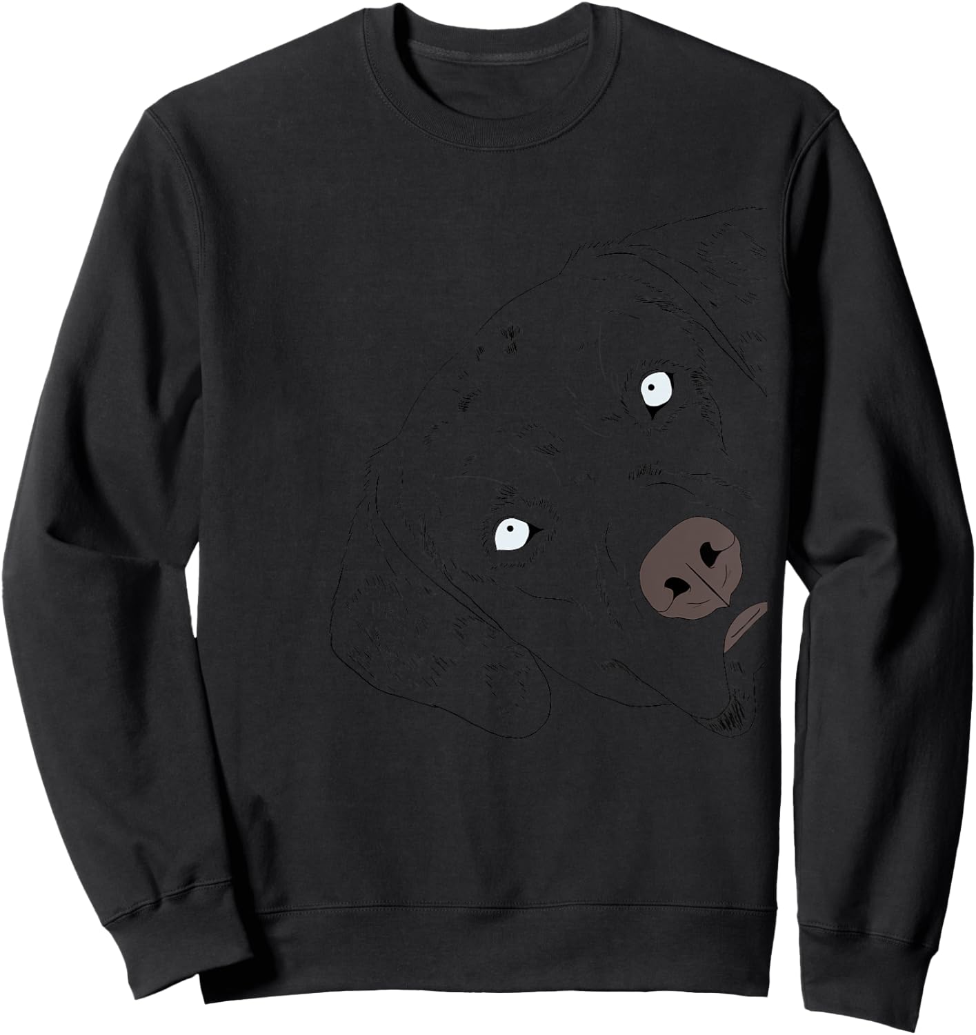 Funny Louisiana Catahoula Leopard Dog Sweatshirt - Sweatshirt | Black