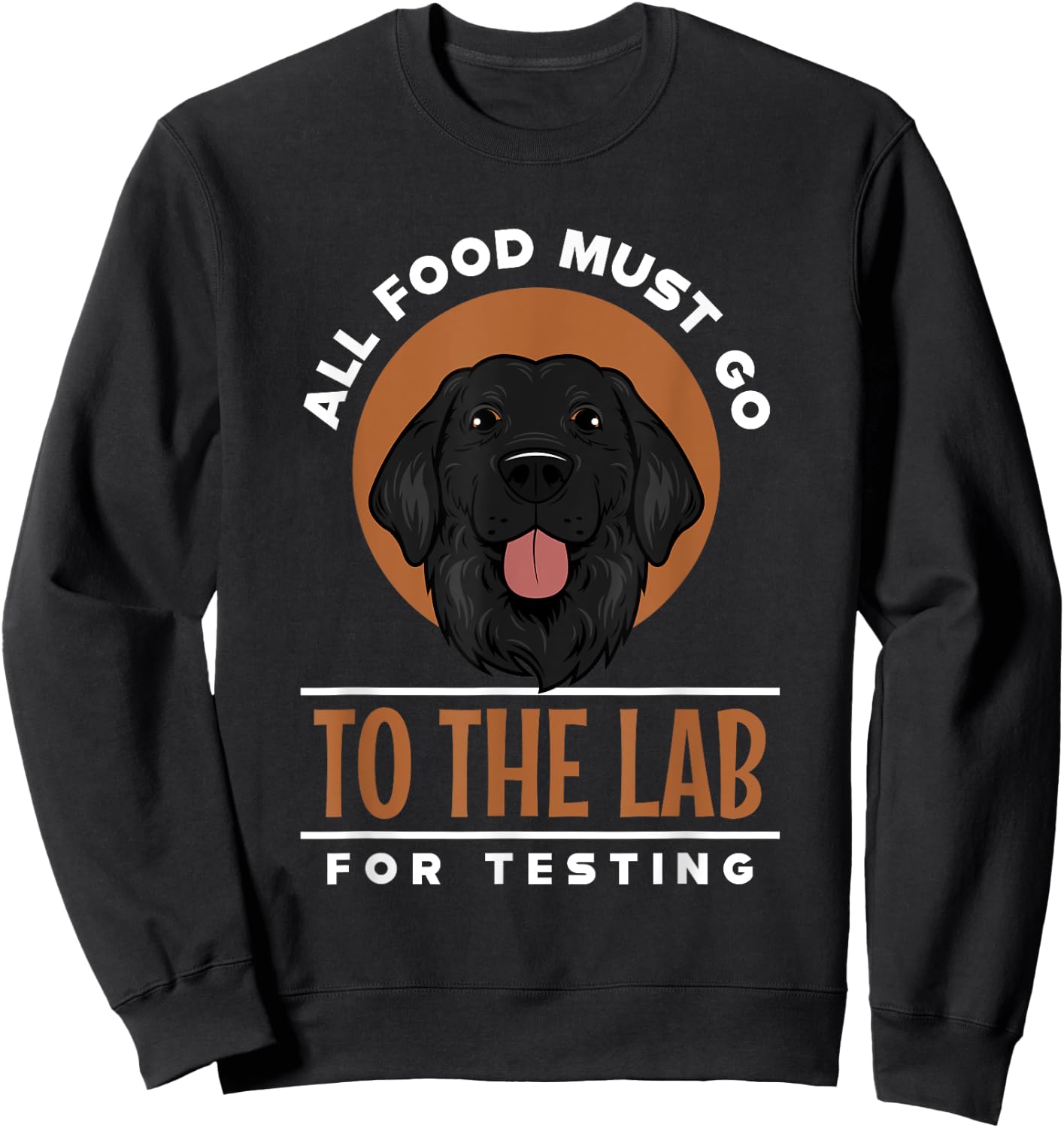 Funny Labrador Retriever Black Lab Fetch Dog Pet Lover Gifts Men Women Girls Kids Sweatshirt - Sweatshirt | Black