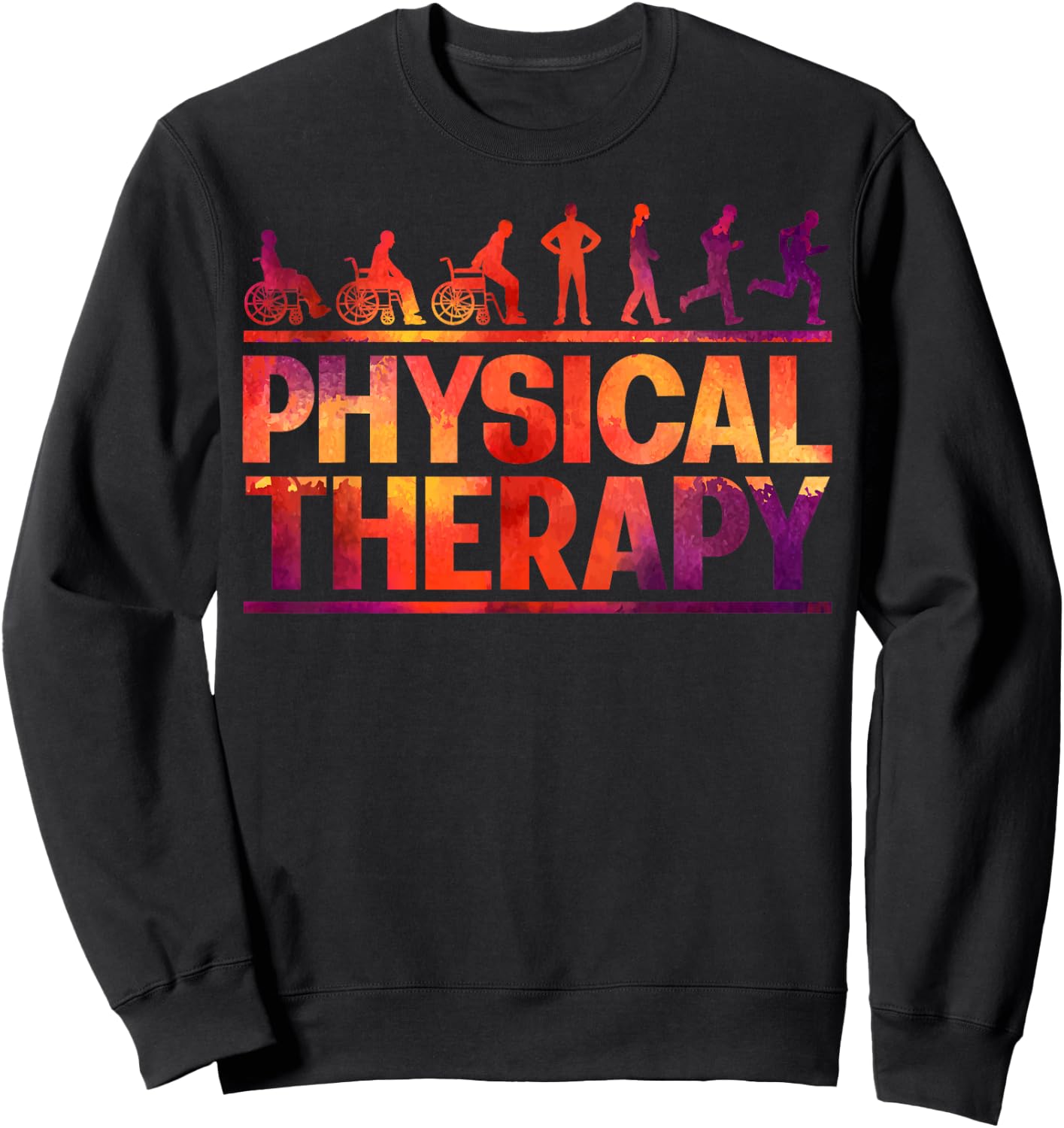Physical Therapy Gait Analyzing Physiotherapy PT Rehab Gift Sweatshirt - Sweatshirt | Black