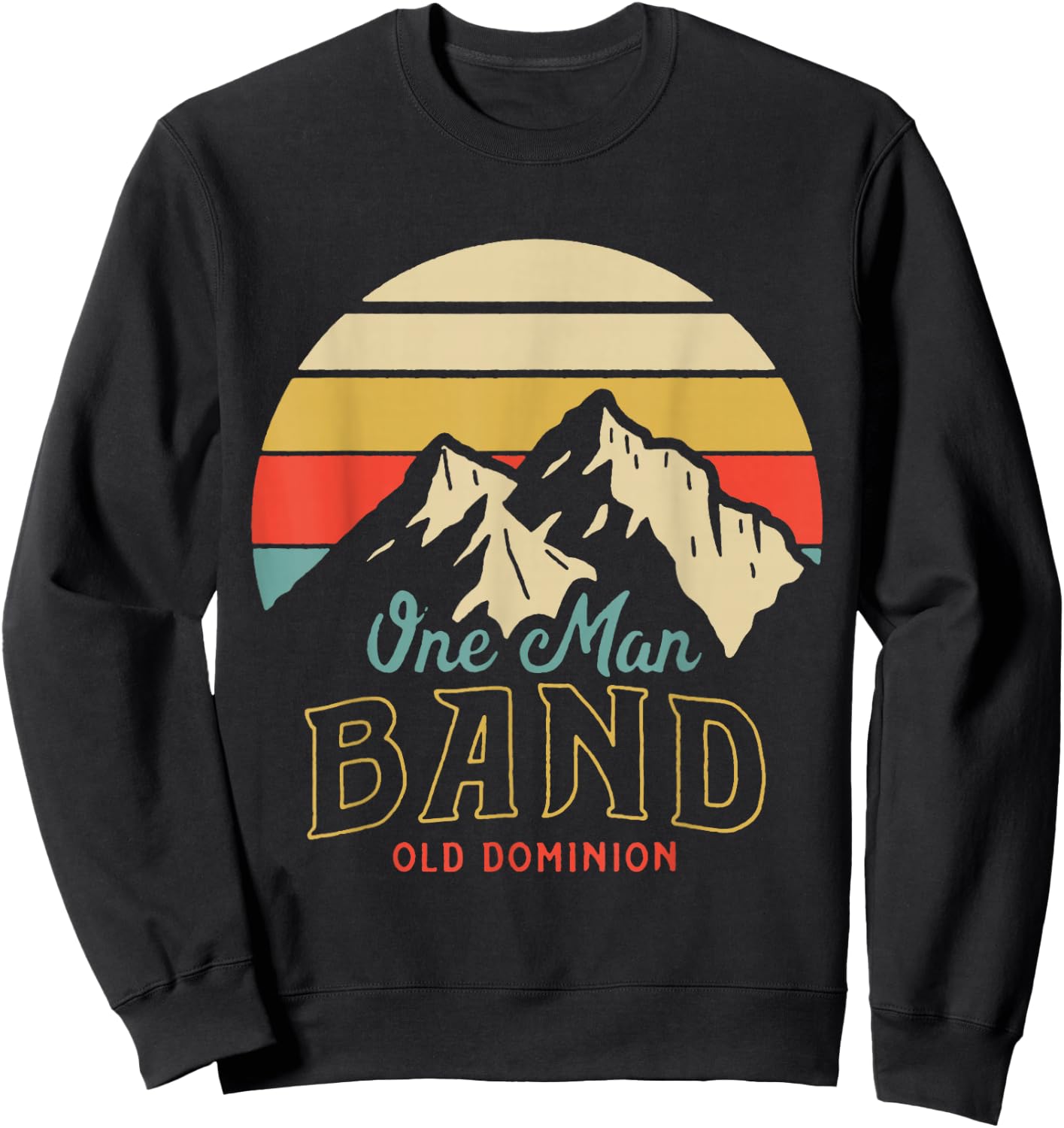 Old Dominion One Man Band Mountains Sweatshirt - Sweatshirt | Black