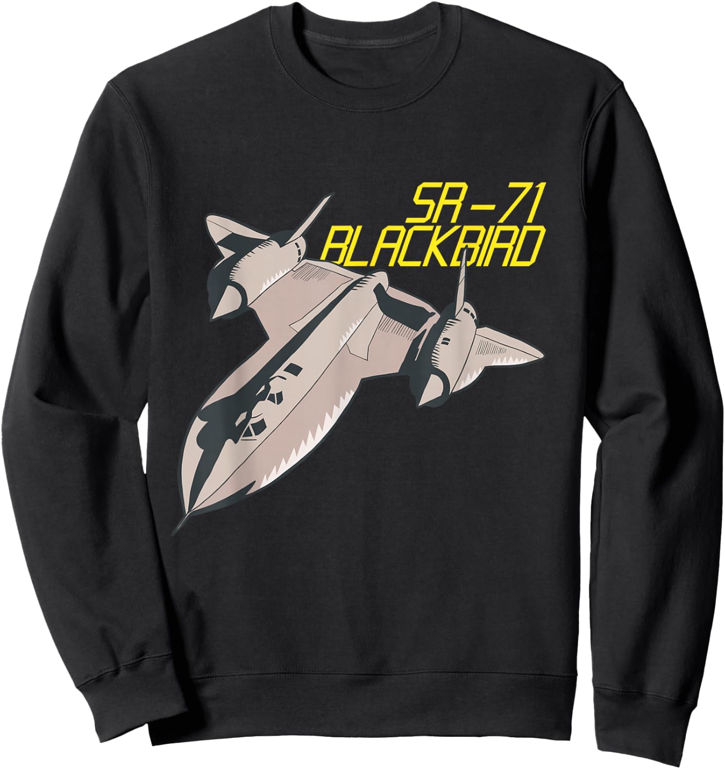 SR71 Stealth Jet Aeroplane USA Flag Blackbird 4th July Sweatshirt - Sweatshirt | Black