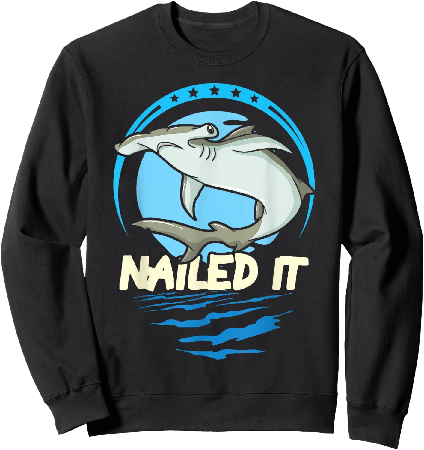 Hammerhead Shark Gift Kids Sweatshirt - Sweatshirt | Black