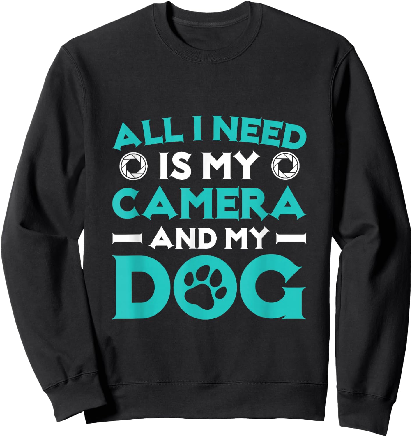 Photographer Dog Owner Photography Camera Sweatshirt - Sweatshirt | Black