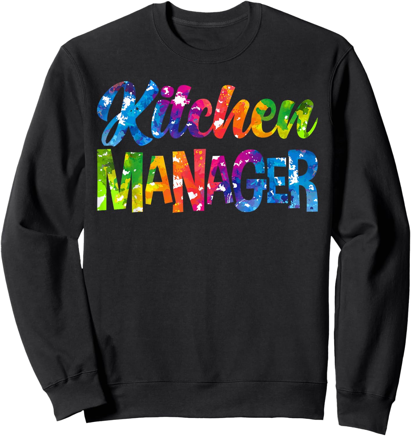 School Cafeteria Lunch Lady Kitchen Manager Sweatshirt - Sweatshirt | Black