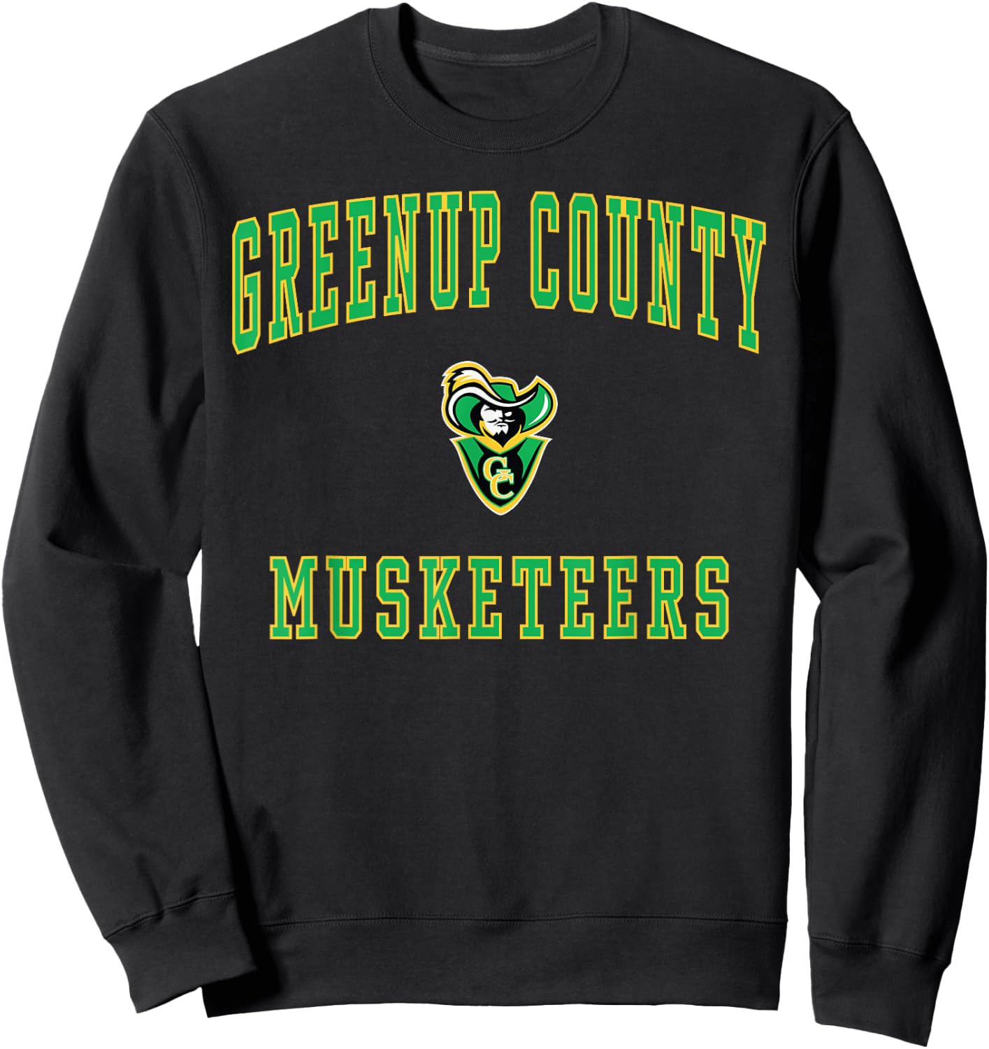 Greenup County High School Musketeers Sweatshirt - Sweatshirt | Black