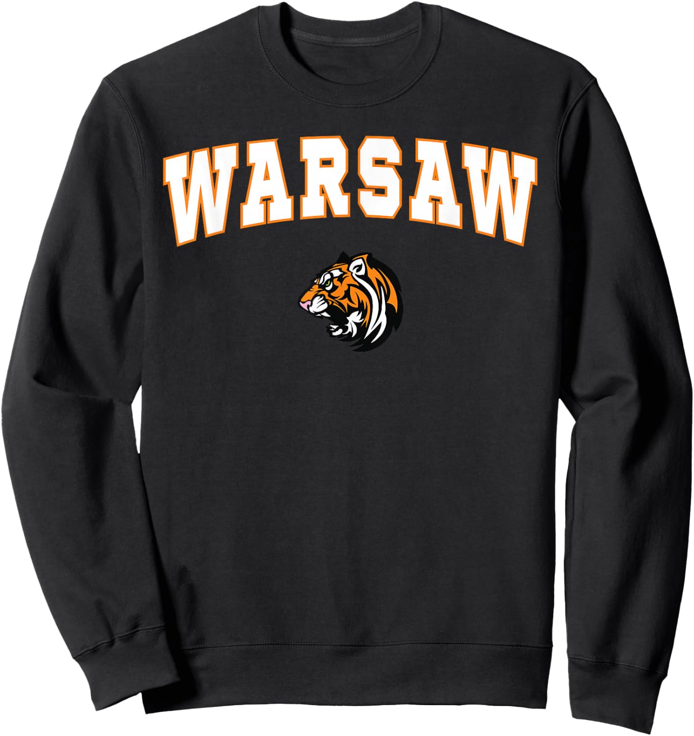 Warsaw High School Tigers Sweatshirt - Sweatshirt | Black