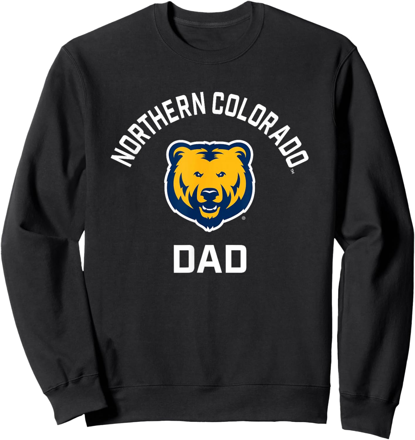 University of Northern Colorado Bears Arched Dad Sweatshirt - Sweatshirt | Black