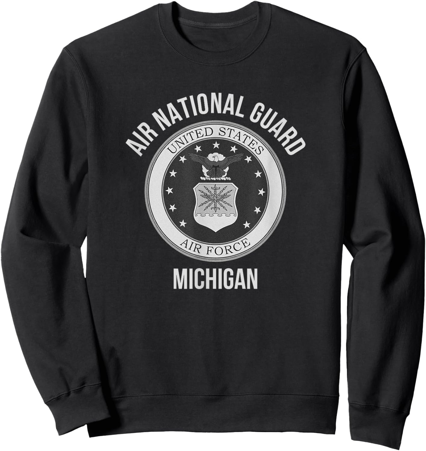 Michigan Air National Guard Sweatshirt - Sweatshirt | Black
