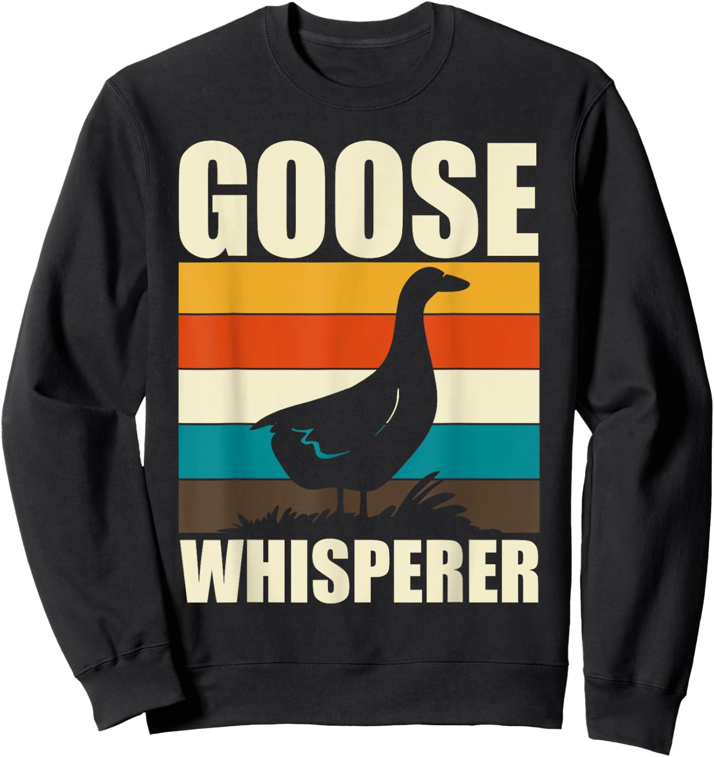 Goose Whisperer Goose Sweatshirt - Sweatshirt | Black