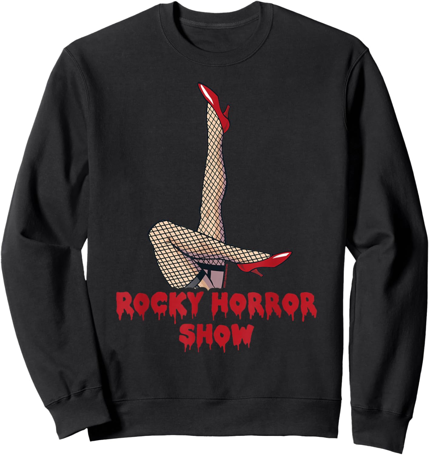 Rocky Horror Show Legs Up Logo Sweatshirt - Sweatshirt | Black