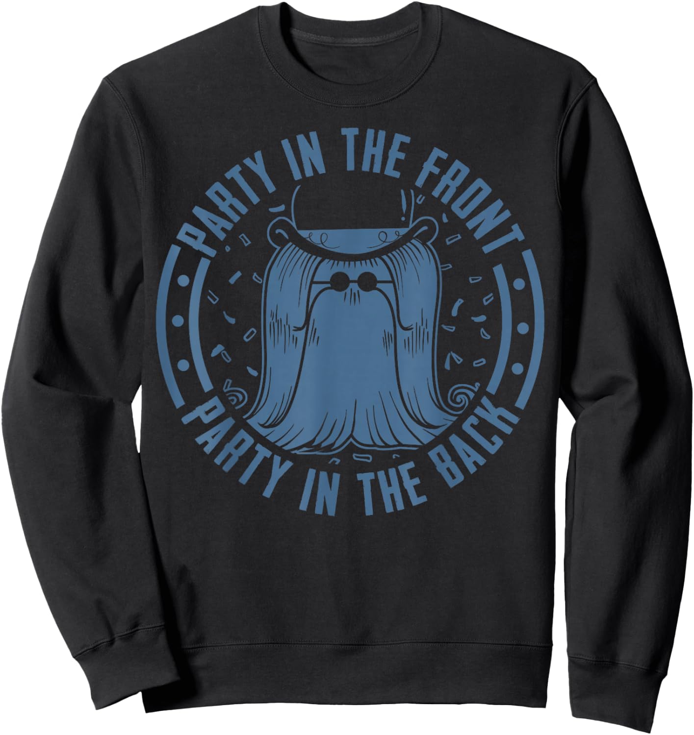 The Addams Family Cousin It Party All Around Sweatshirt - Sweatshirt | Black
