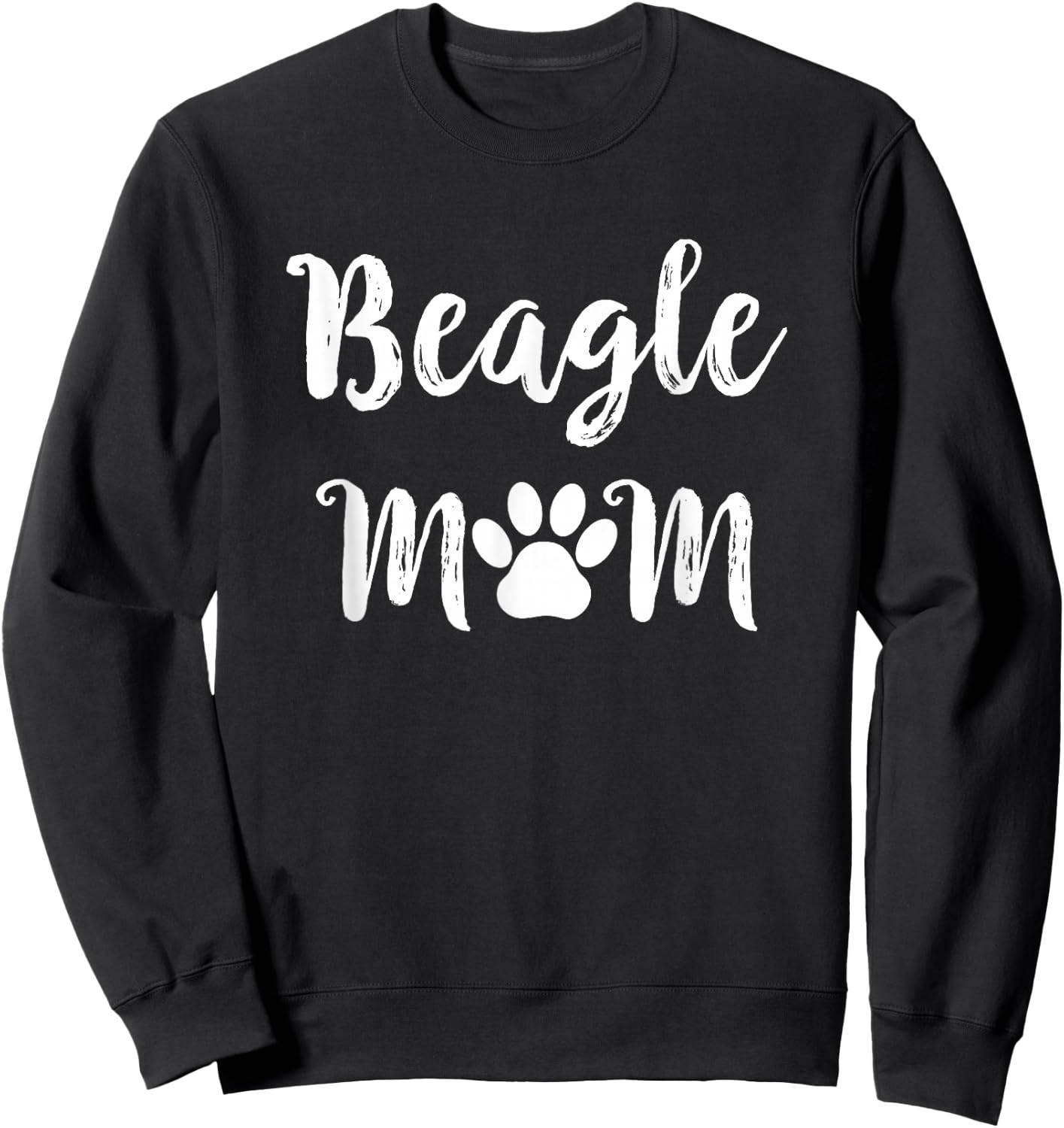 Beagle Mom Dog Beagle Women Sweatshirt - Sweatshirt | Black