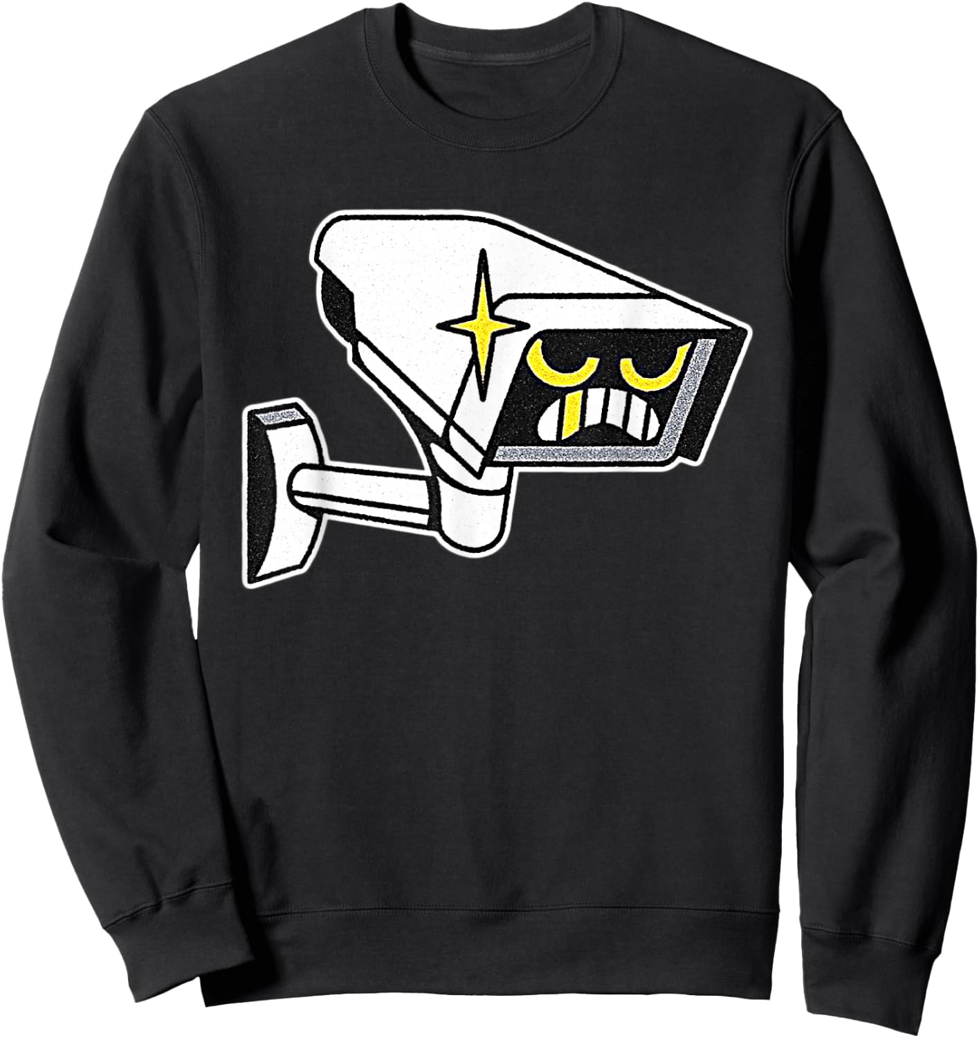 Surveillance Camera Traditional Traditional Tattoo Flash Sweatshirt - Sweatshirt | Black