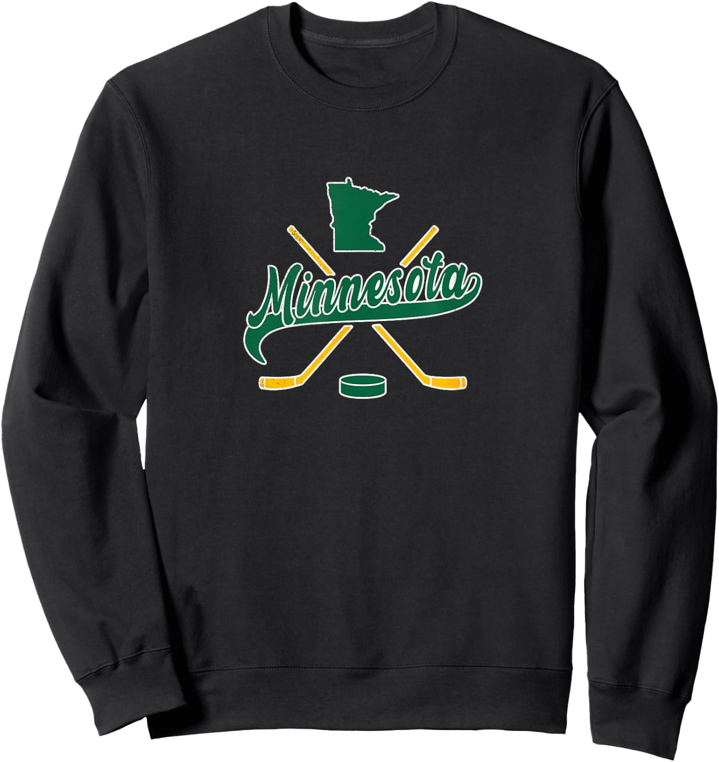 Minnesota State of Hockey Sweatshirt - Sweatshirt | Black