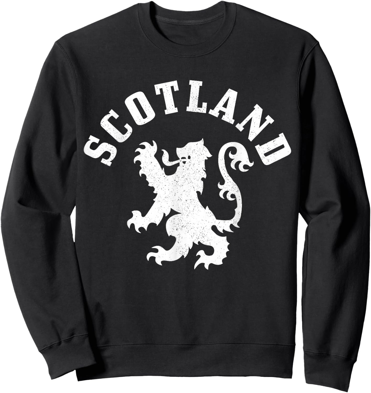 Scotland Vintage Lion Scotland Pride Gift UK Sweatshirt - Sweatshirt | Black