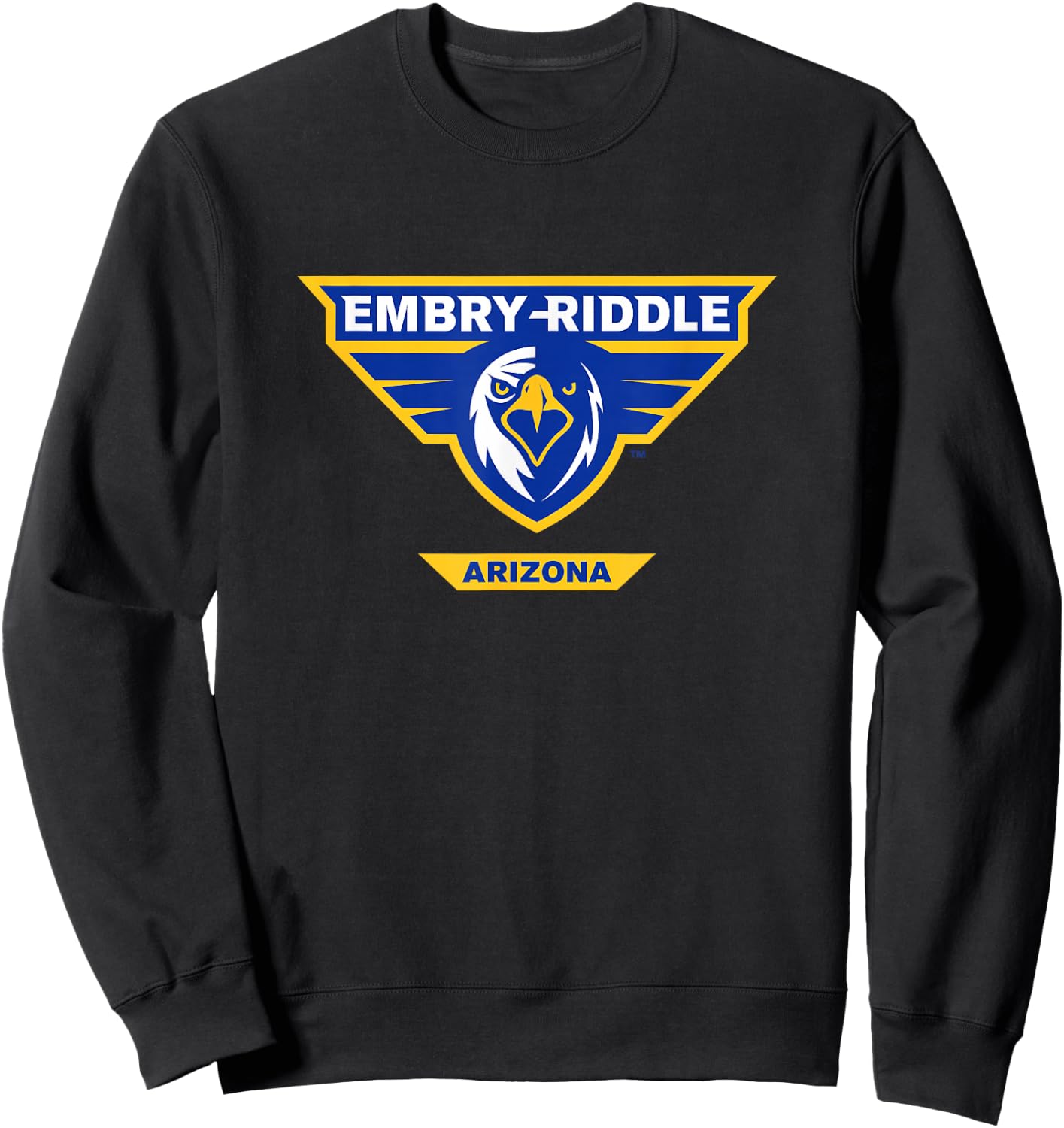 Embry Riddle Eagles | Official NCAA Merch | PPERAUP05 Sweatshirt - Sweatshirt | Black
