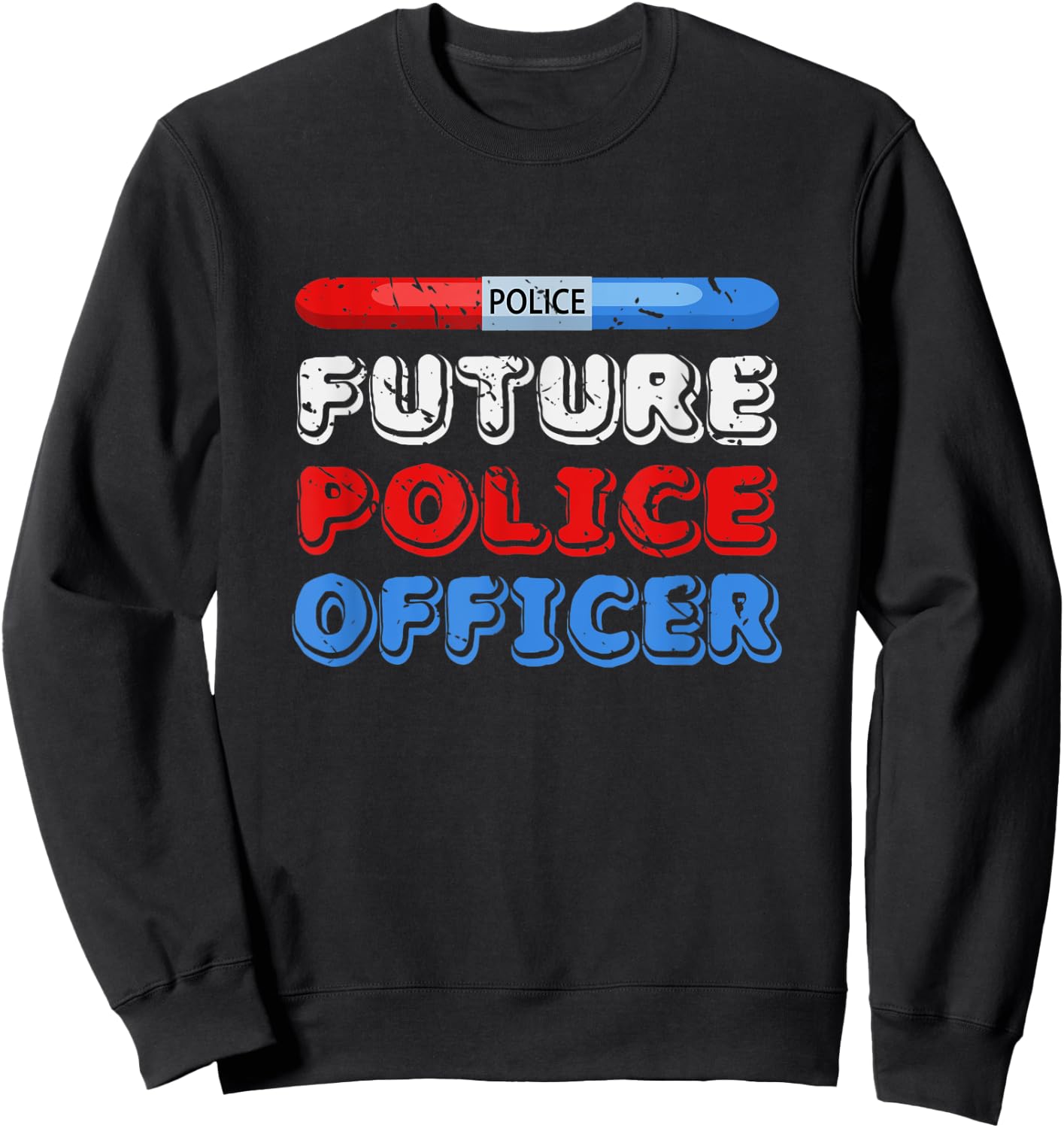 Future Policeman Federal Agent Gift Police Sweatshirt - Sweatshirt | Black