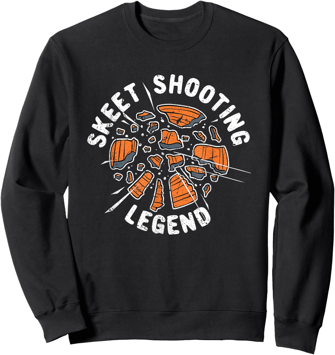 Funny Skeet Shooting Legend Sweatshirt - Sweatshirt | Black