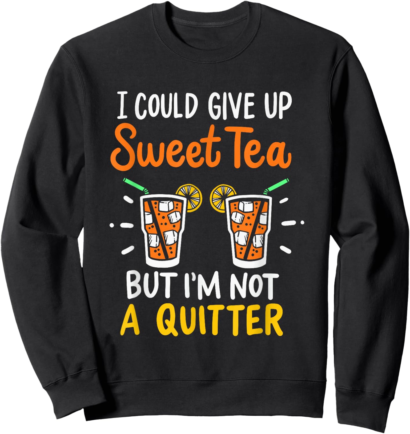 Funny Sweet Tea Loving Gift - Great Countryside Sweet Tea Sweatshirt - Sweatshirt | Black