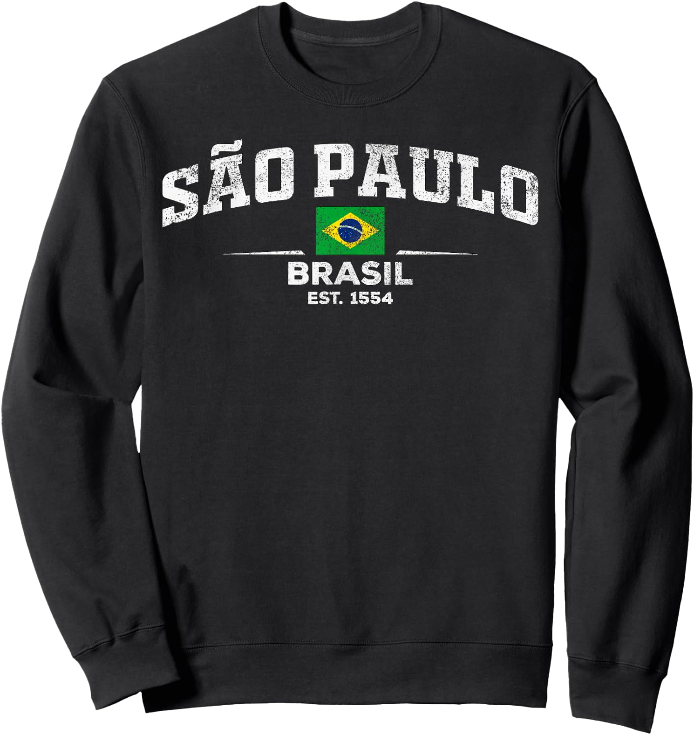 Sao Paulo Brazil / Brasil Sweatshirt - Sweatshirt | Black