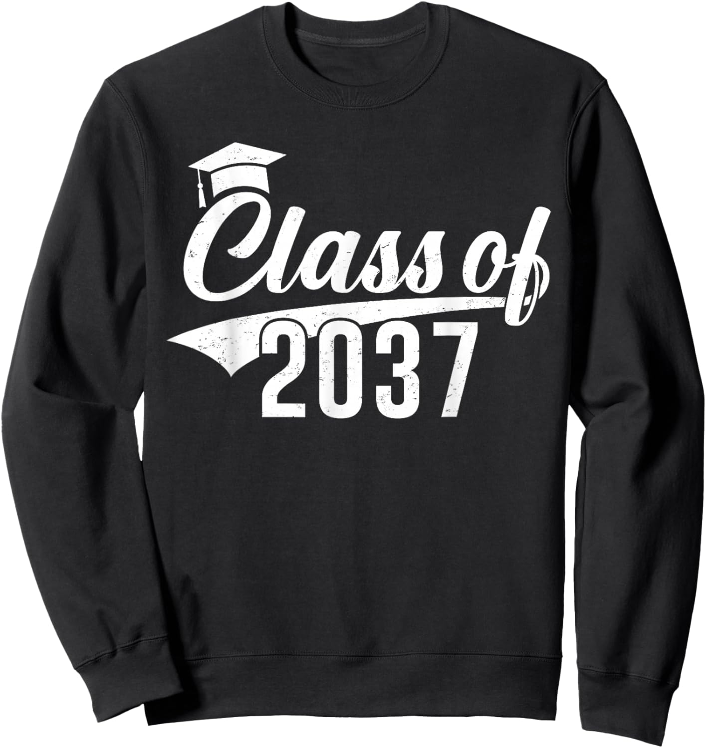 Class of 2037 Grow With Me Kindergarten K-12 Class of 2037 Sweatshirt - Sweatshirt | Black