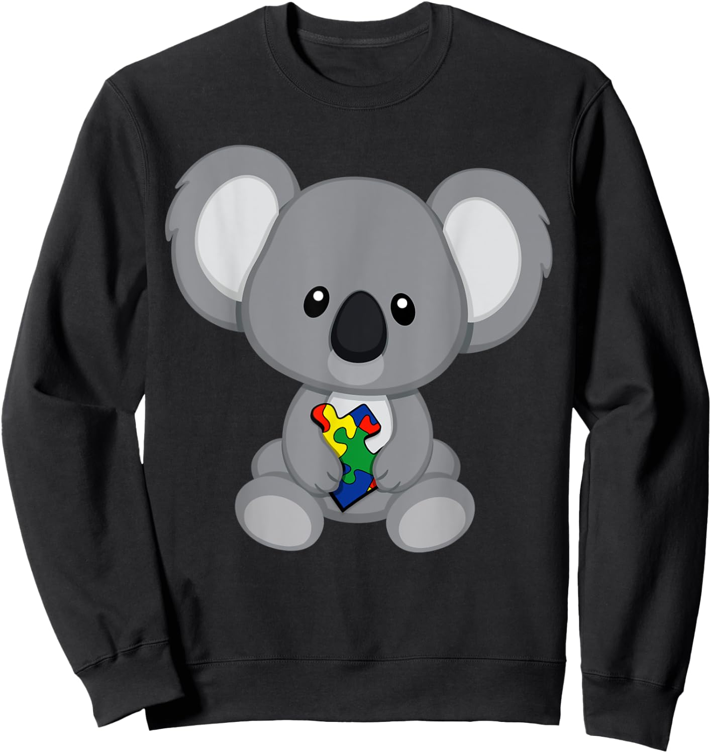 Koala Bear Autism Awareness Sweatshirt - Sweatshirt | Black