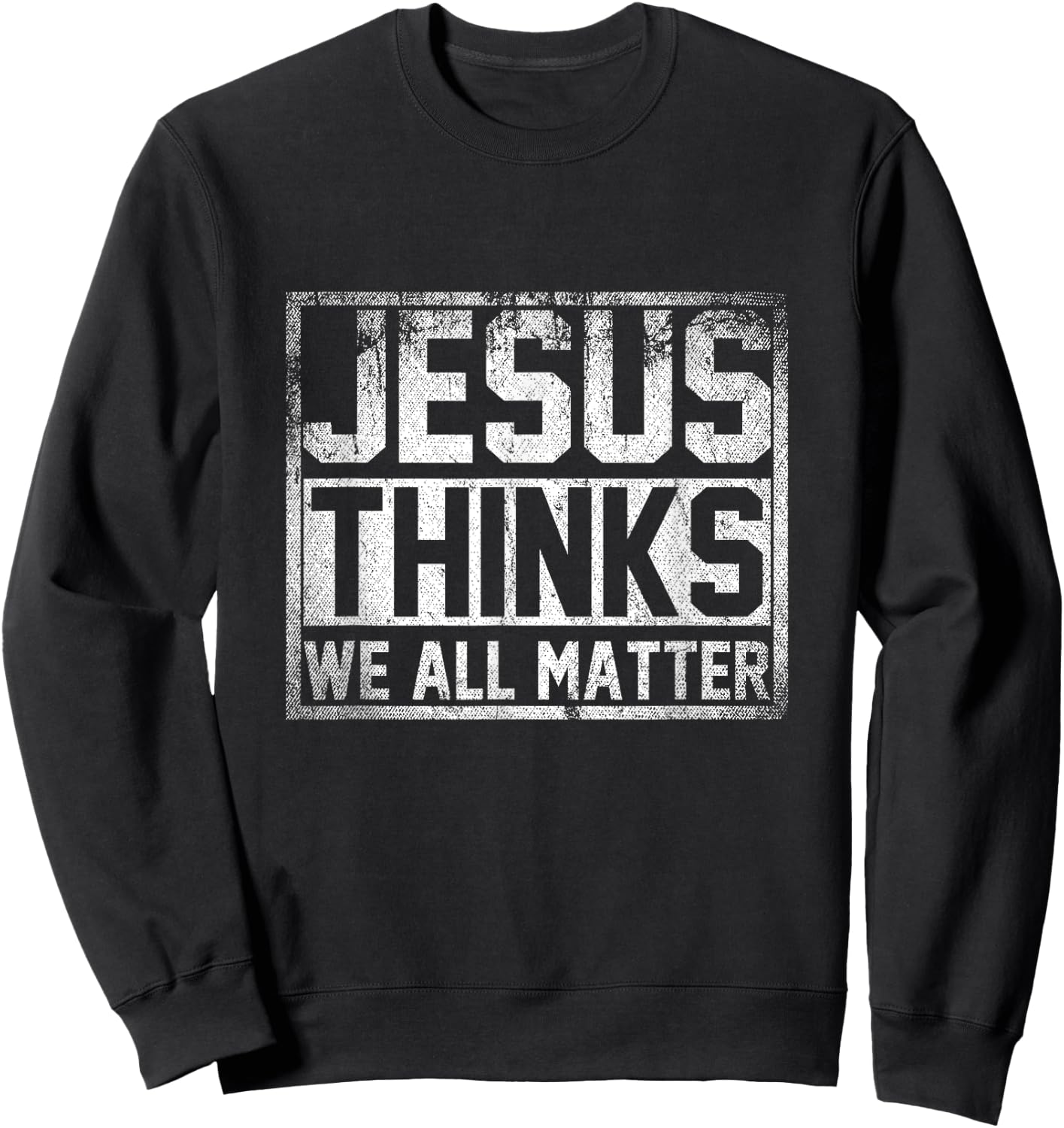 Jesus Is The Answer Jesus Sweatshirt - Sweatshirt | Black