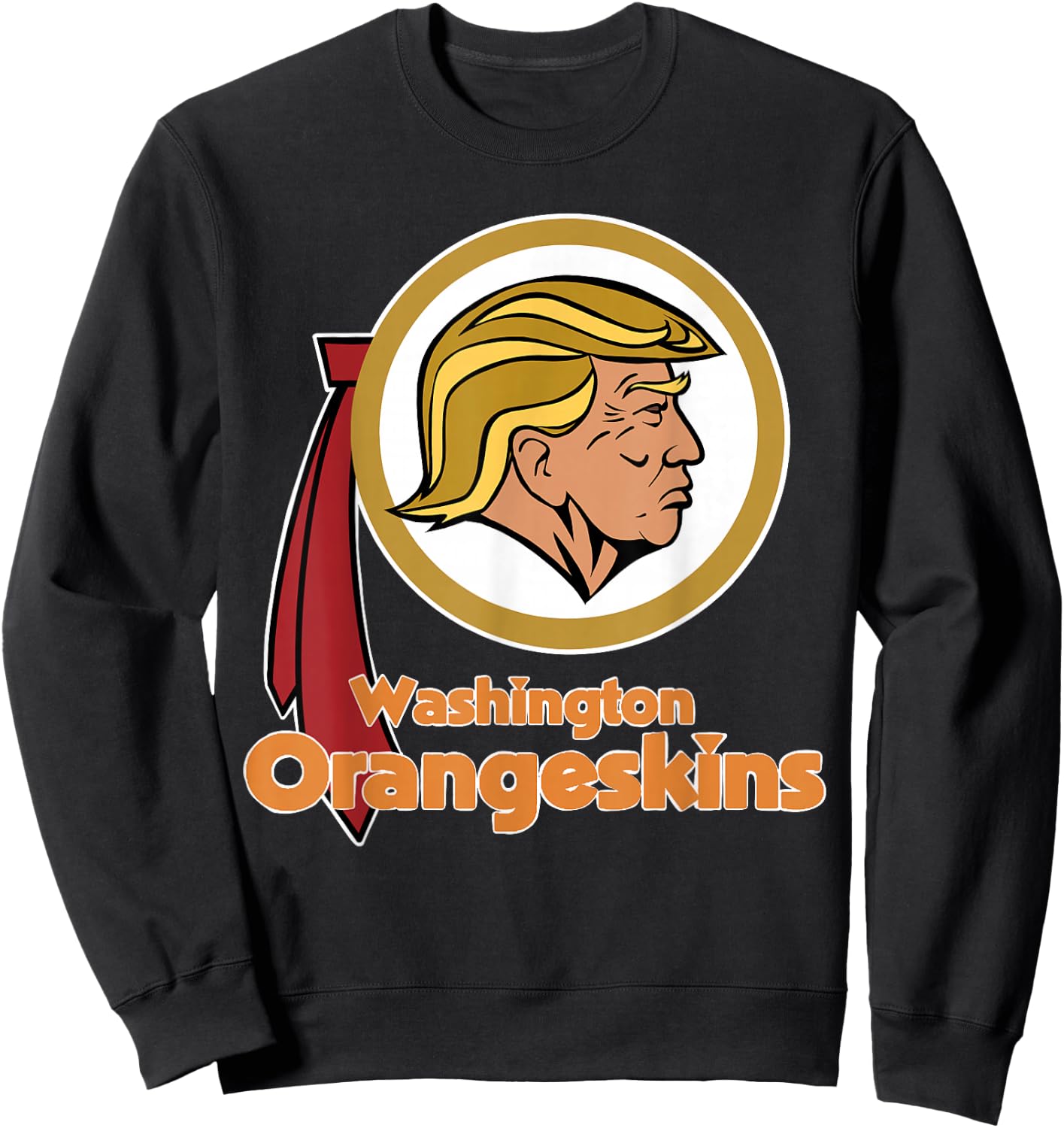 Washington OrangeSkins Orange Skin Trump 2020 Sweatshirt - Sweatshirt | Black