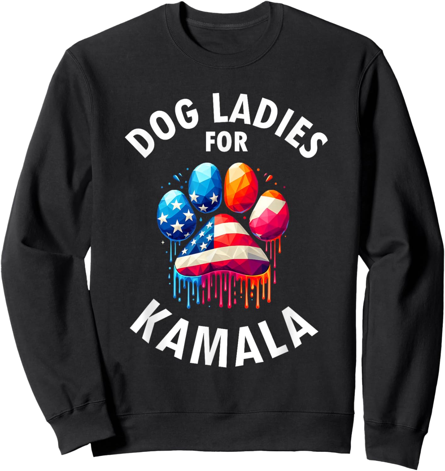 Dog Ladies For Kamala - Childless Dog Ladies Sweatshirt - Sweatshirt | Black