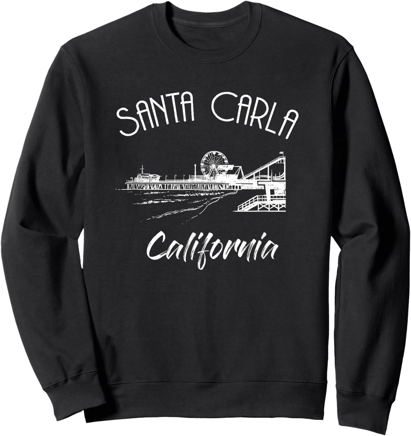 Santa Carla California - Murder capital of the world Sweatshirt - Sweatshirt | Black