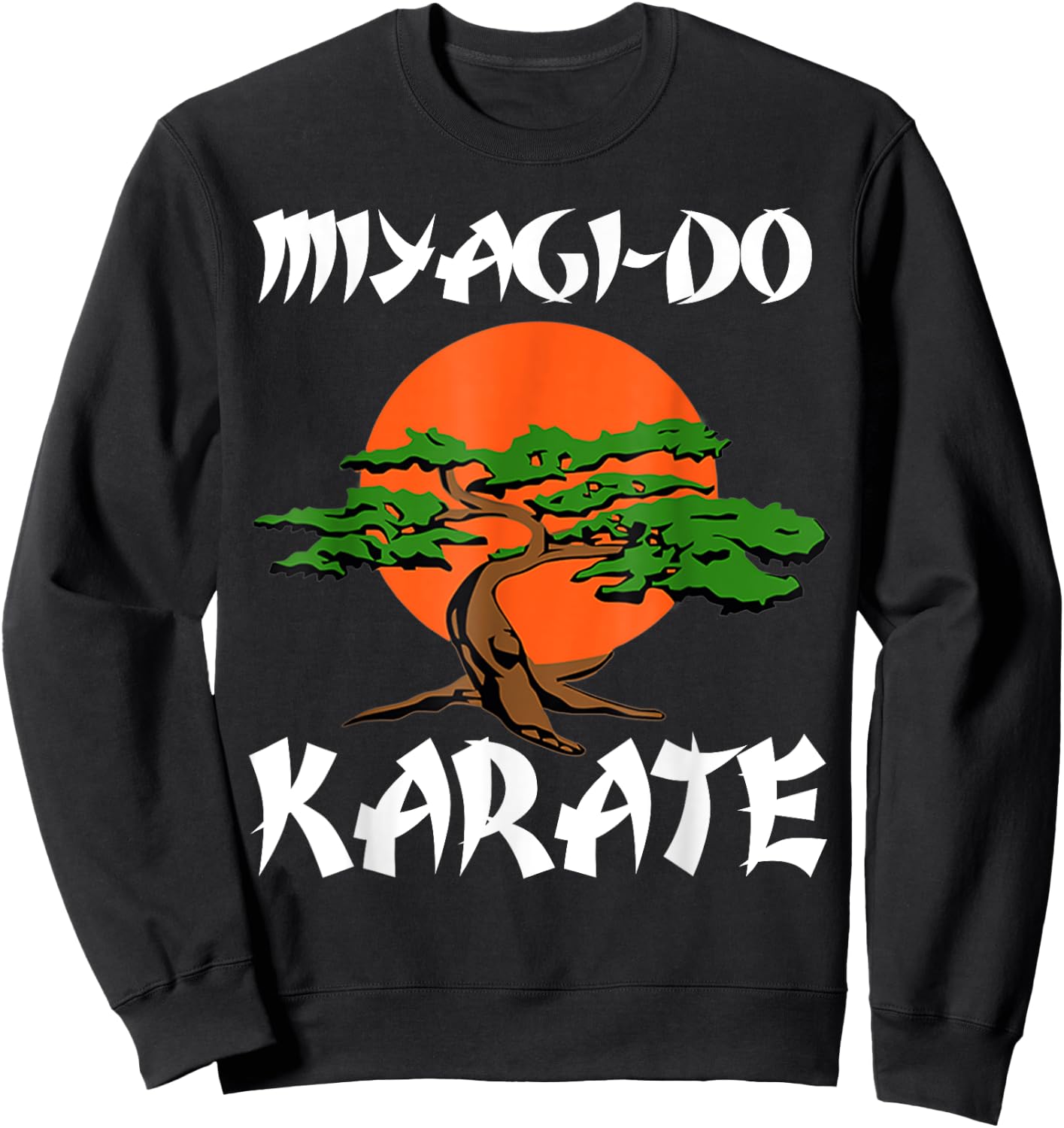 Vintage New Miyagi-Do Karate Cool Bonsai Tree Gift youth Sweatshirt - Sweatshirt | Black
