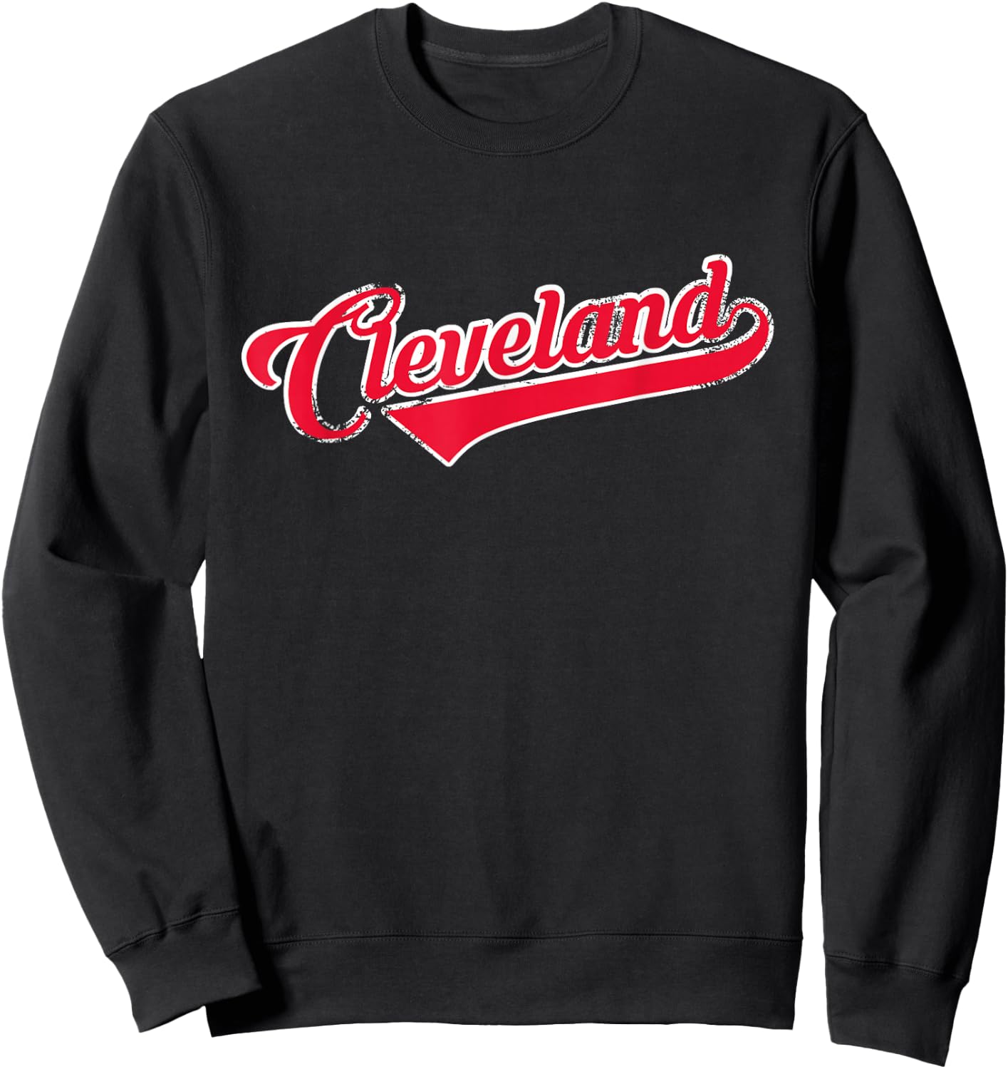 Cleveland Ohio Baseball Sweatshirt - Sweatshirt | Black
