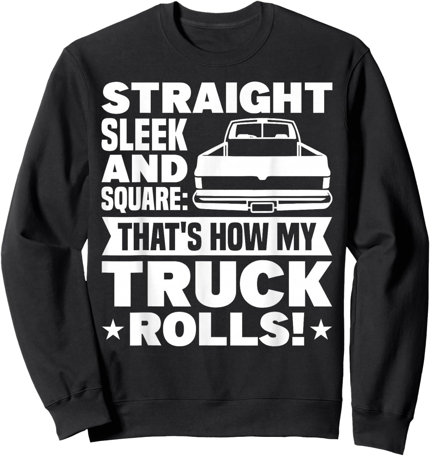 Square Body Truck Sweatshirt - Sweatshirt | Black